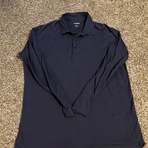 Bonobos Navy Long Sleeve Polo Shirt